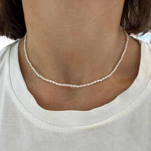 COLLANA PERLINE NATURALI IRREGOLARI
