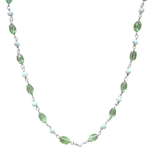 COLLANA CRISTALLI VERDI