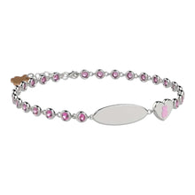 Carica l'immagine nel visualizzatore di Gallery, BRACCIALE PUNTI LUCE ROSA BABY

