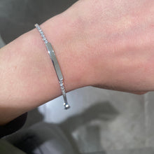 Carica l'immagine nel visualizzatore di Gallery, BRACCIALE TENNIS CON PIASTRINA BABY
