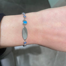 Carica l'immagine nel visualizzatore di Gallery, BRACCIALE PUNTI LUCE AZZURRI BABY
