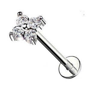 ORECCHINO PIERCING CON CRISTALLI