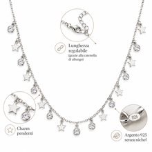 Carica l'immagine nel visualizzatore di Gallery, COLLANA STELLINE E PUNTI LUCE
