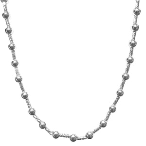 COLLANA SFERE E TUBETTI