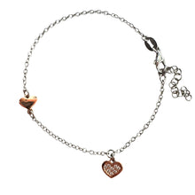 Carica l&#39;immagine nel visualizzatore di Gallery, BRACCIALE DOPPIO CUORE
