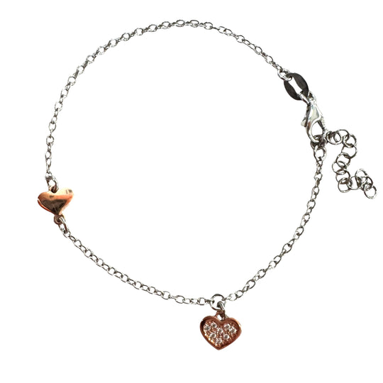 BRACCIALE DOPPIO CUORE