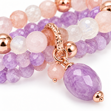 Carica l'immagine nel visualizzatore di Gallery, BRACCIALE TRITTICO AMETISTE
