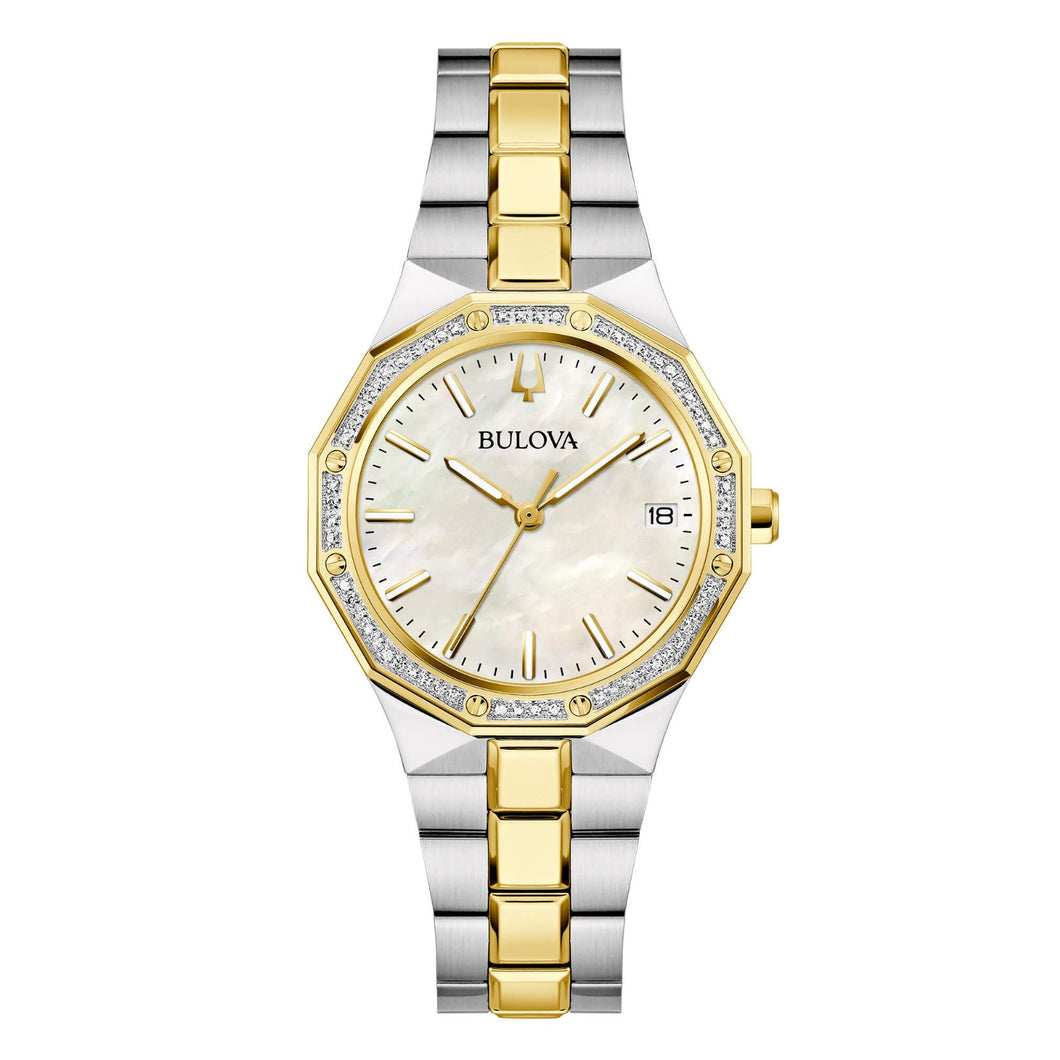 BULOVA OCTAGON LADY DIAMONDS