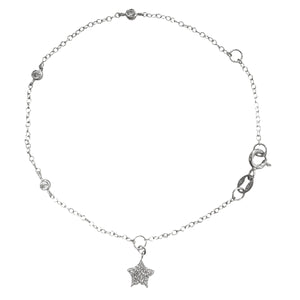 BRACCIALE PUNTI LUCE E STELLA PENDENTE