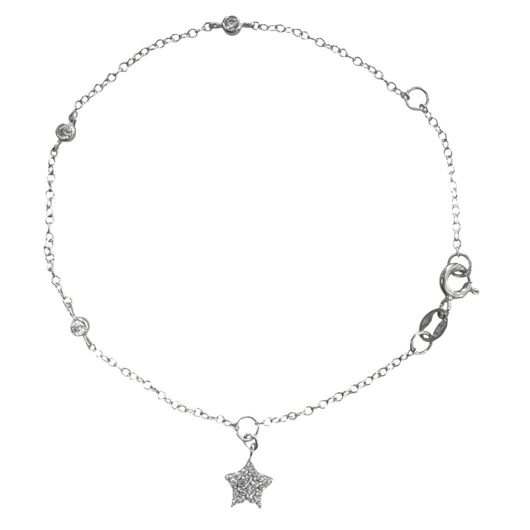 BRACCIALE PUNTI LUCE E STELLA PENDENTE