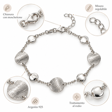 Carica l'immagine nel visualizzatore di Gallery, BRACCIALE OVALI SATINATI
