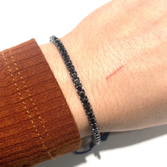 TENNIS IN DIAMANTI NERI