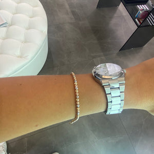BRACCIALE PALLINO DIAMANTATO 3 COLORI (2 e 3 mm)