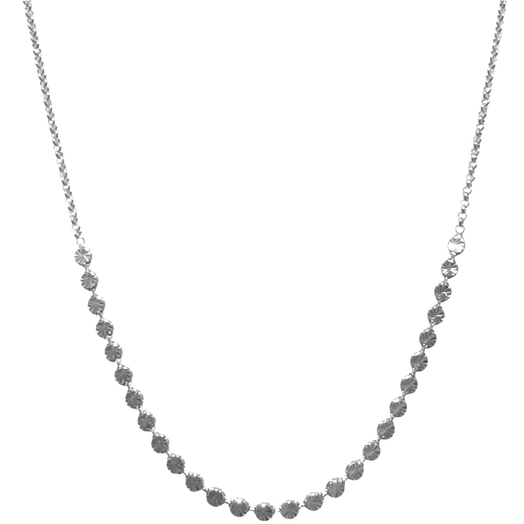 COLLANA TONDI DIAMANTATI