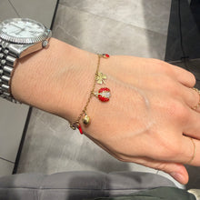 Carica l'immagine nel visualizzatore di Gallery, BRACCIALE PORTAFORTUNA DORATO
