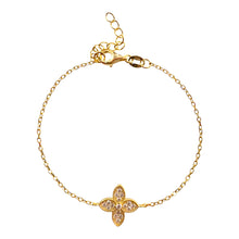 Carica l'immagine nel visualizzatore di Gallery, BRACCIALE FIORE DORATO
