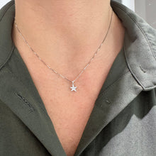 Carica l&#39;immagine nel visualizzatore di Gallery, COLLANA STELLA MARINA CON DIAMANTI
