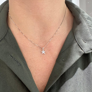 COLLANA STELLA MARINA CON DIAMANTI