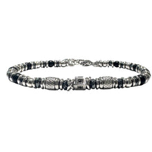 Carica l'immagine nel visualizzatore di Gallery, BRACCIALE ANANDA PIETRE NERE
