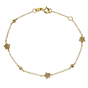 BRACCIALE STELLE CON ZIRCONI
