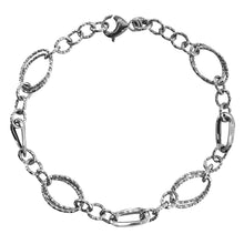 Carica l&#39;immagine nel visualizzatore di Gallery, BRACCIALE ANELLI DIAMANTATI
