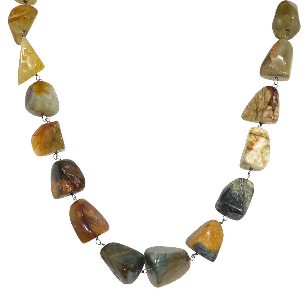 COLLANA MIX DI AGATE