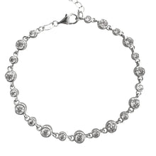 Carica l&#39;immagine nel visualizzatore di Gallery, BRACCIALE ZIRCONI TONDI
