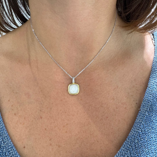 COLLANA CIONDOLO MADREPERLA