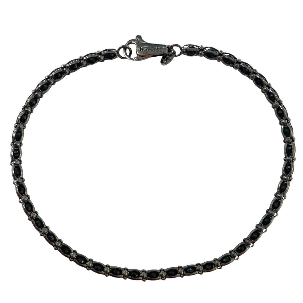 BRACCIALE CRISTALLI NERI