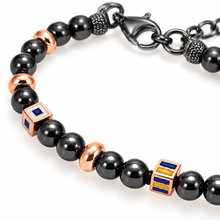 Carica l'immagine nel visualizzatore di Gallery, BRACCIALE IN ARGENTO BLACK MOSAIC
