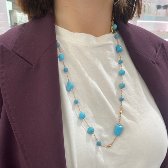 COLLANA PASTA DI TURCHESE