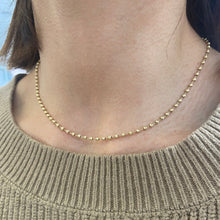 Carica l&#39;immagine nel visualizzatore di Gallery, COLLANA A PALLINA LAVORATA
