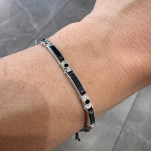 Carica l&#39;immagine nel visualizzatore di Gallery, BRACCIALE IN ARGENTO E CERAMICA
