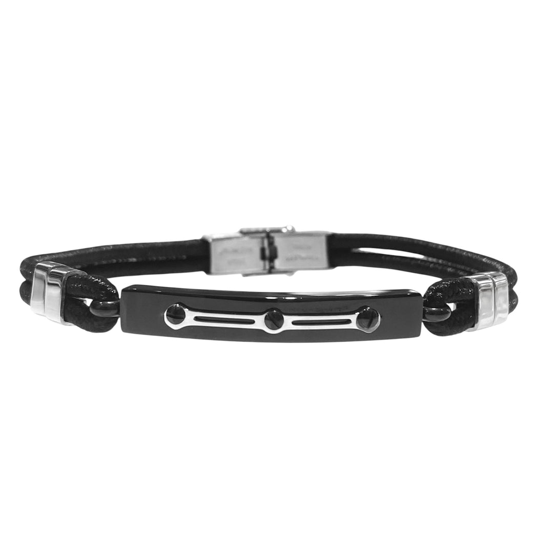 BRACCIALE CORDINO NERO
