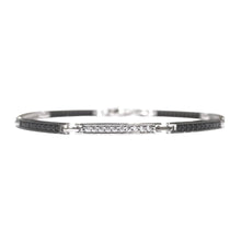 Carica l&#39;immagine nel visualizzatore di Gallery, BRACCIALE UOMO PIASTRINE CON ZIRCONI
