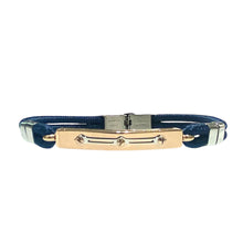 Carica l&#39;immagine nel visualizzatore di Gallery, BRACCIALE CORDINO BLU

