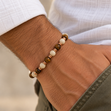 Carica l'immagine nel visualizzatore di Gallery, BRACCIALE IN ARGENTO TERRA E LUCE CON PIETRE NATURALI
