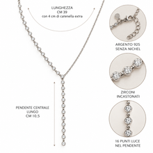 Carica l'immagine nel visualizzatore di Gallery, COLLANA CASCATA BRILLANTE
