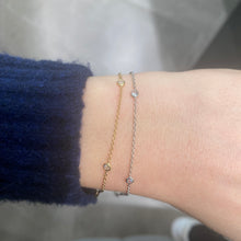 Carica l'immagine nel visualizzatore di Gallery, BRACCIALE PUNTI LUCE IN ORO GIALLO MINI
