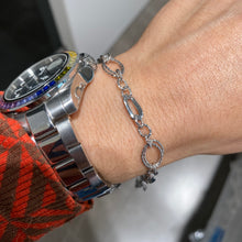 Carica l&#39;immagine nel visualizzatore di Gallery, BRACCIALE ANELLI DIAMANTATI
