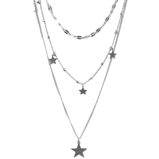 COLLANA MULTIFILO STELLINE