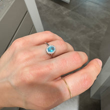 Carica l&#39;immagine nel visualizzatore di Gallery, ANELLO KATE AZZURRO

