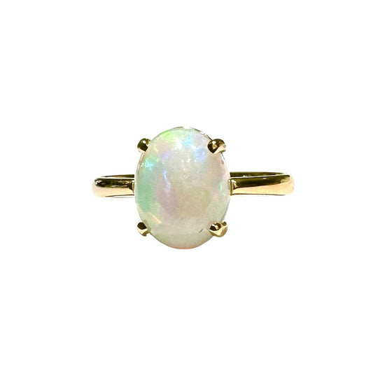 ANELLO OPALE ORO GIALLO