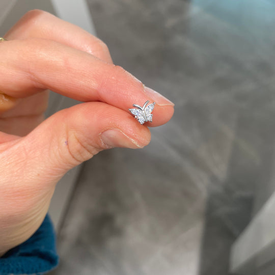 ORECCHINO LABRET FARFALLA