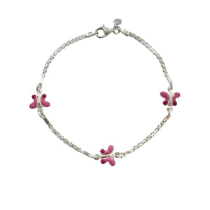 BRACCIALE BABY FARFALLE ROSA