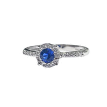 Carica l&#39;immagine nel visualizzatore di Gallery, ANELLO SOLITARIO PIETRA BLU
