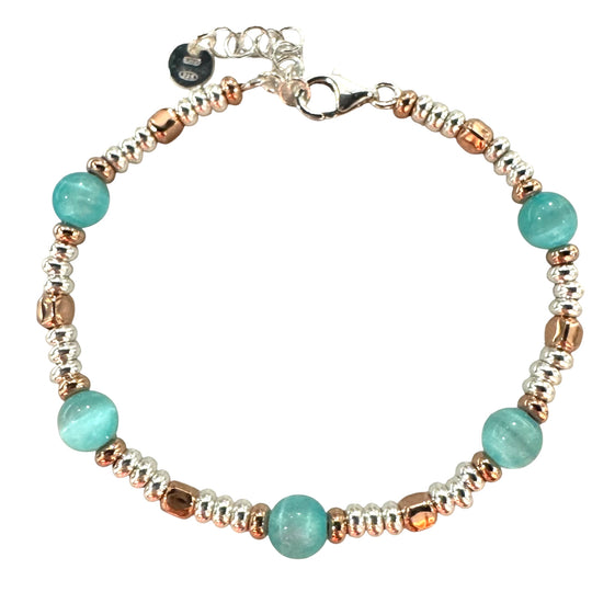 BRACCIALE SELENITE AZZURRA