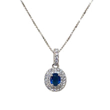 Carica l&#39;immagine nel visualizzatore di Gallery, COLLANA PUNTO LUCE BLU
