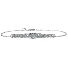 Carica l&#39;immagine nel visualizzatore di Gallery, BRACCIALE PIASTRINA BRILLANTE SCALARE

