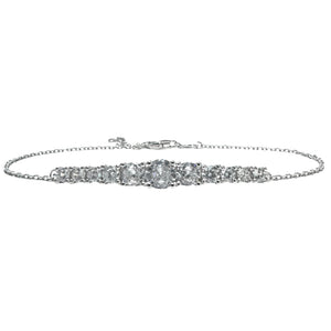 BRACCIALE PIASTRINA BRILLANTE SCALARE